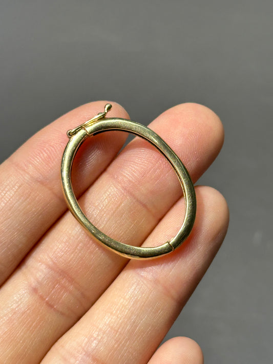 Vintage 14K Yellow Gold Large Connector Charm Holder