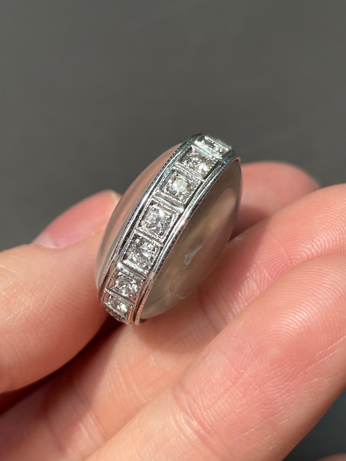 Vintage Platinum 6.5ctw Diamond Shaker Pendant