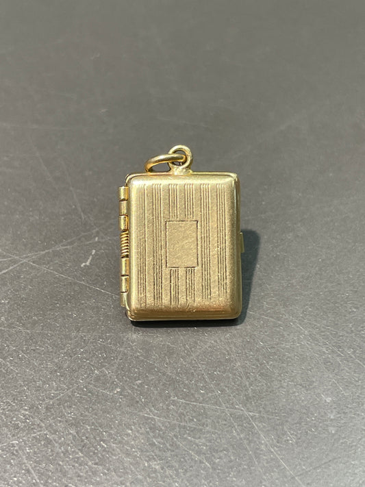 Vintage 14K Gold Mini Locket Charm