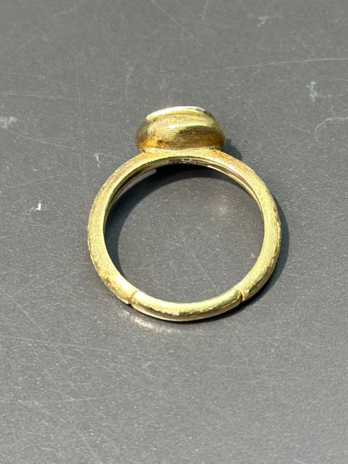 Marco Bicego 18K 金五彩斑斓 Isola 钻石戒指 尺寸 7