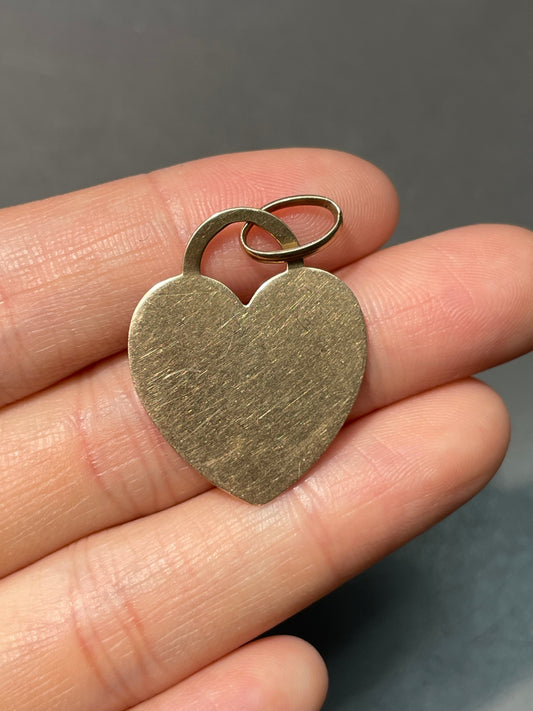 Vintage 14K Gold Heart Shape Charm