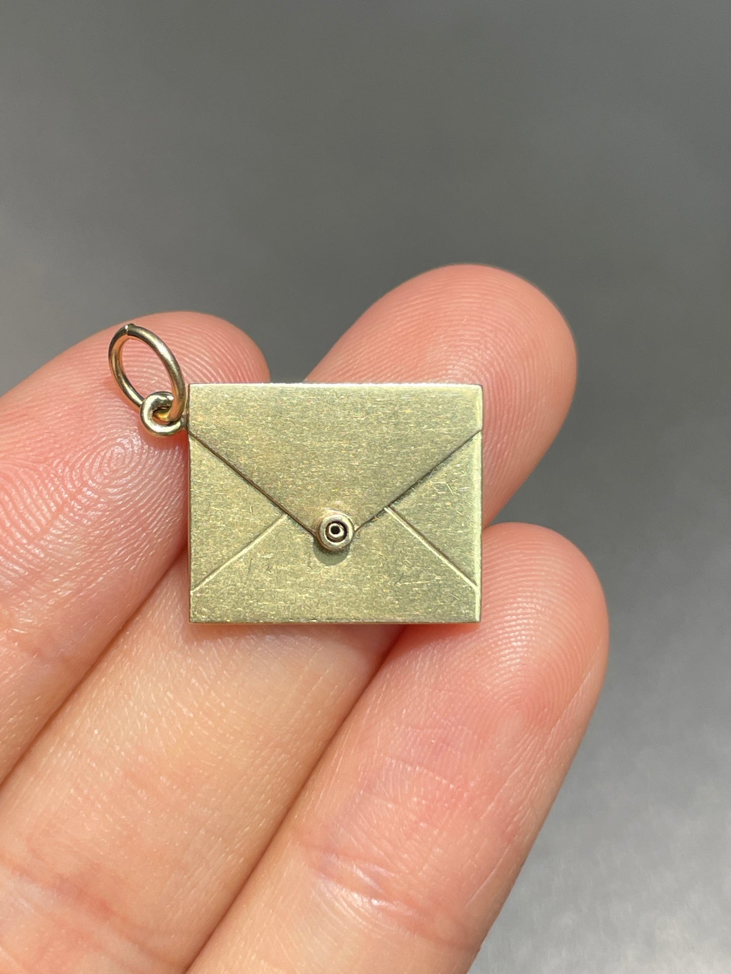Vintage 14K Gold Articulating Envelope Charm