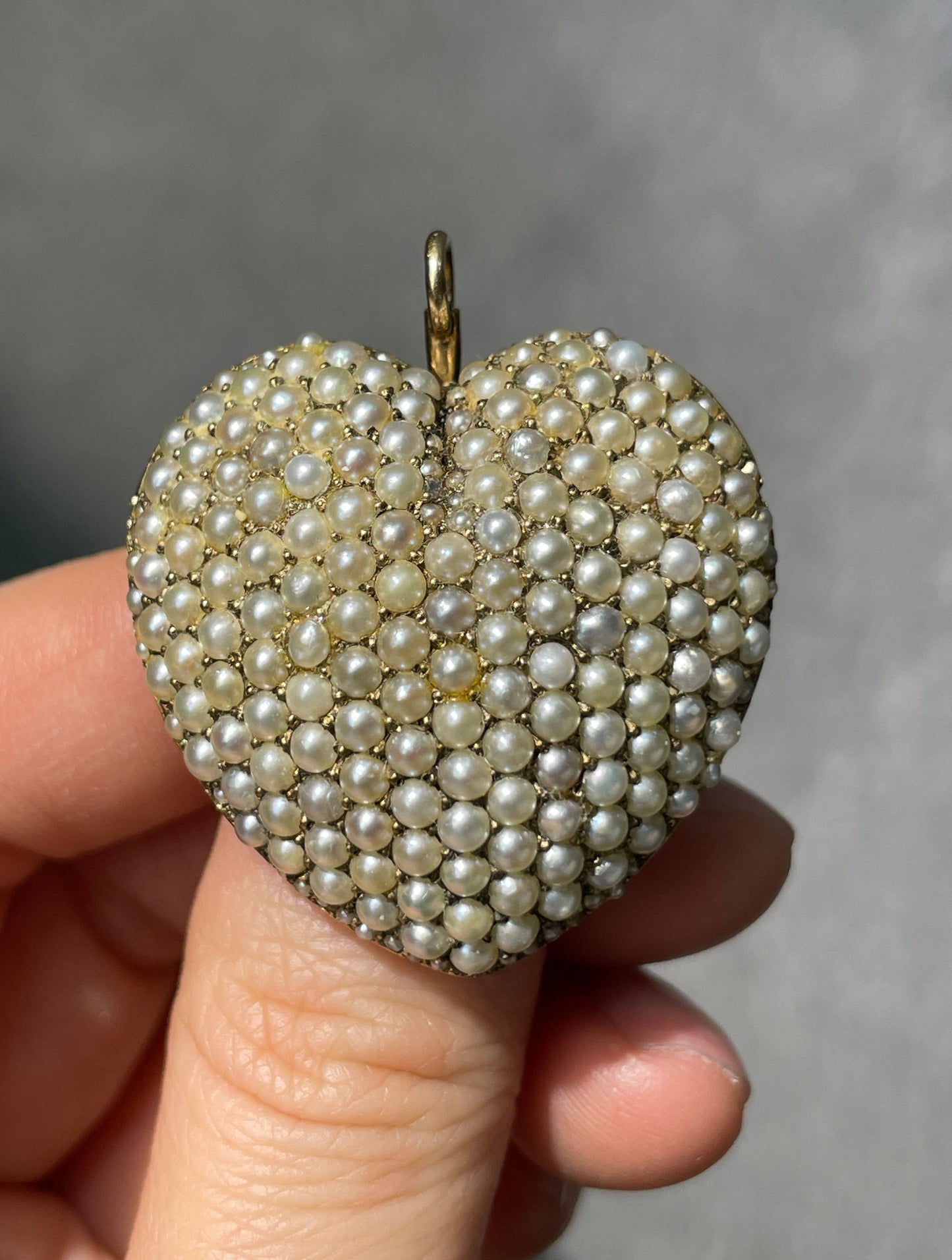 维多利亚 14K 金珍珠串吊坠胸针