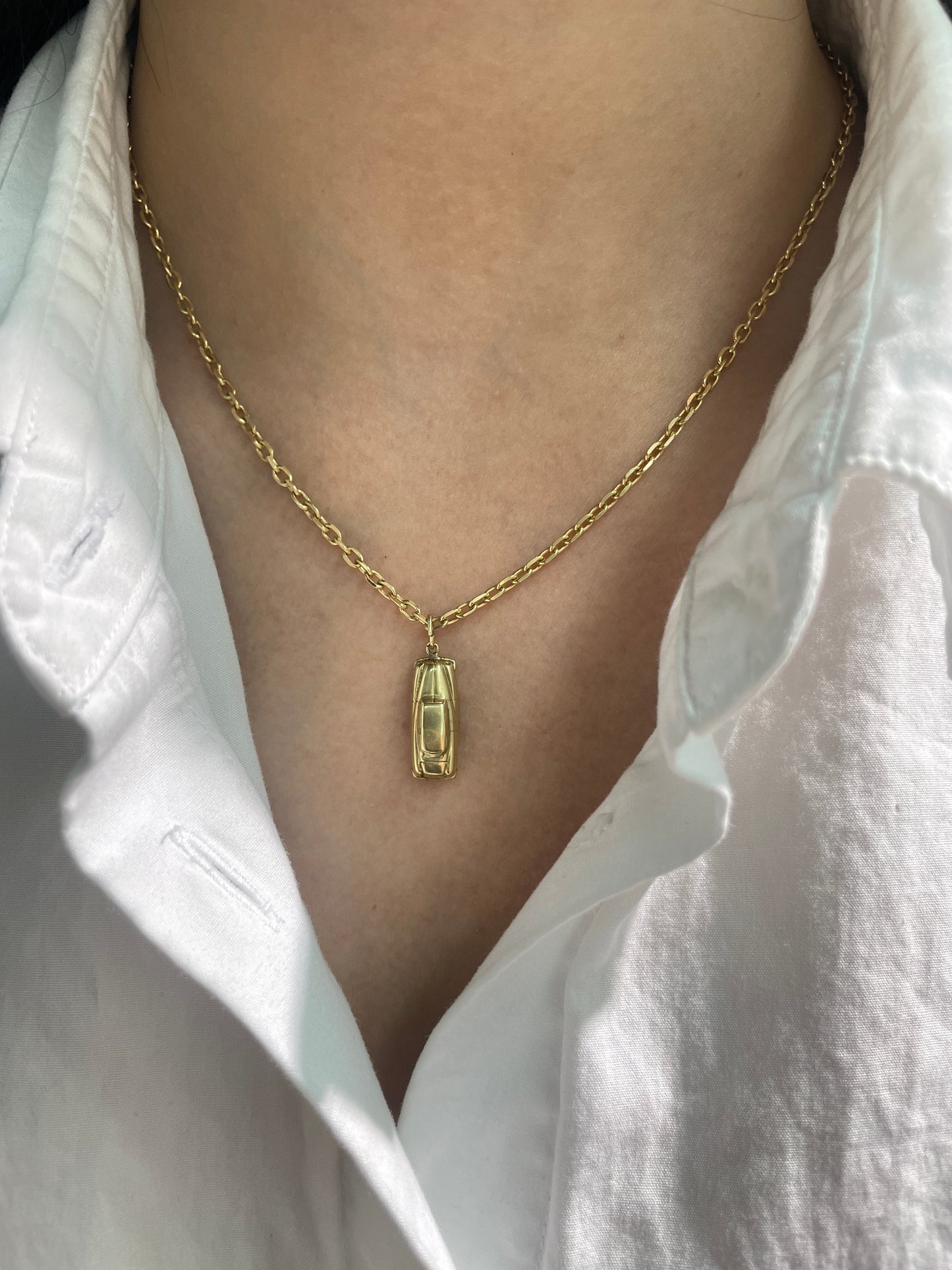 Vintage 14K Gold Articulating Car Charm