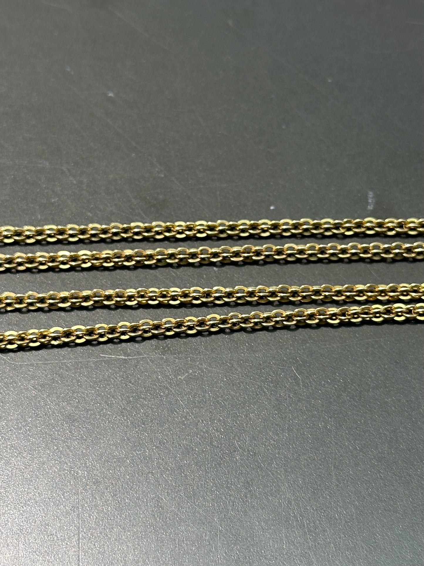 Victorian 14K Yellow Gold Tassel Longuard Watch Chain Necklace