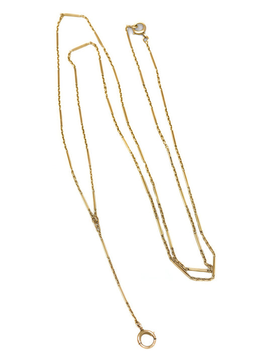 Vintage 14K Gold Lorgnette Chain 24.0 inch