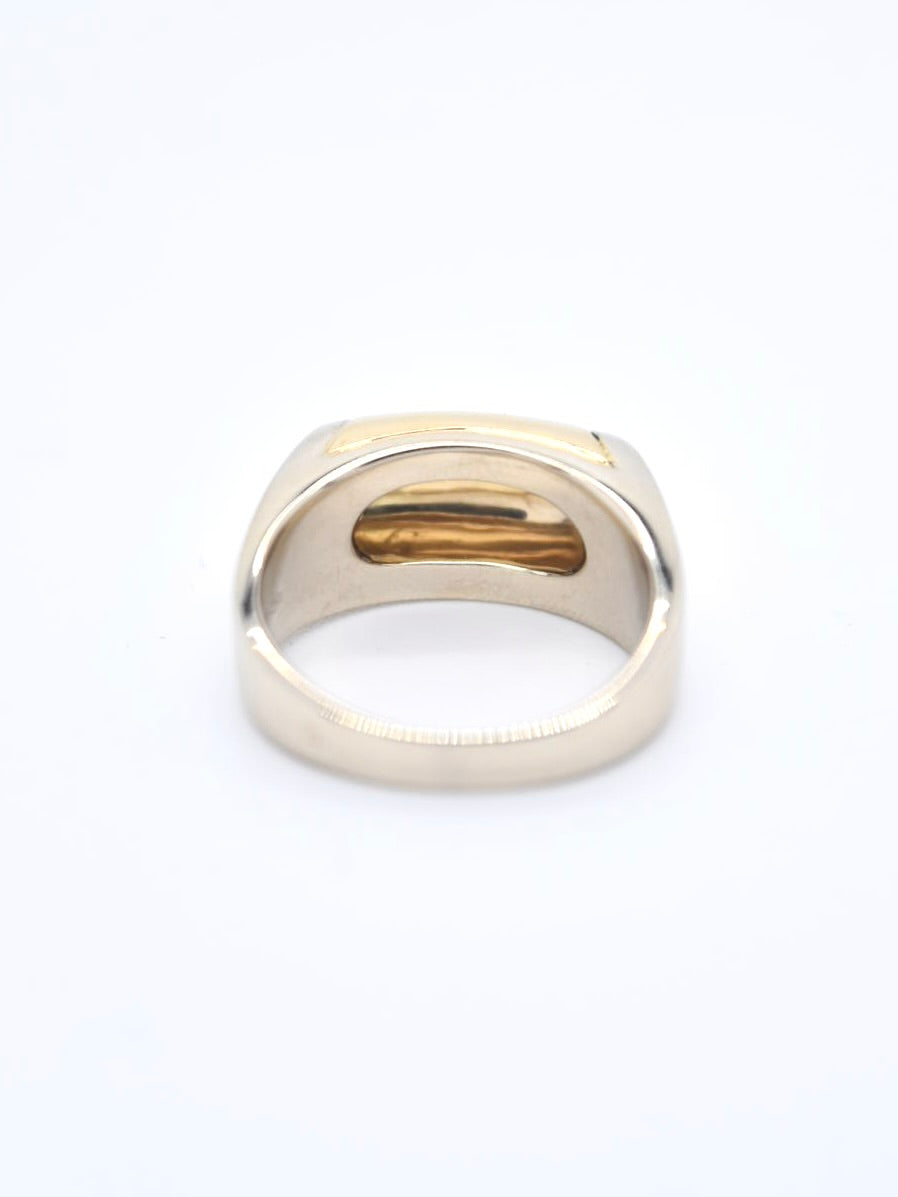 Blvgari 18K 金长号戒指 尺寸 6