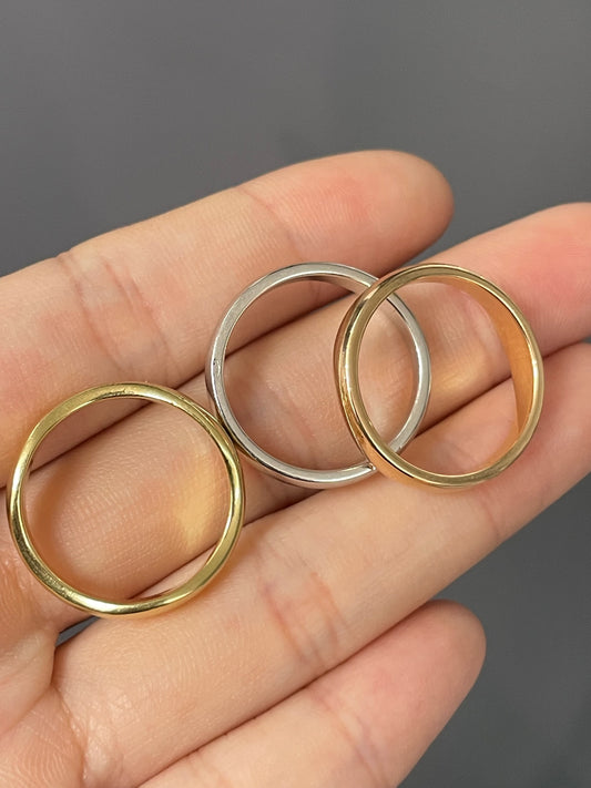 Cartier 18K Gold Yellow Rose White Love Me Wave Set Ring