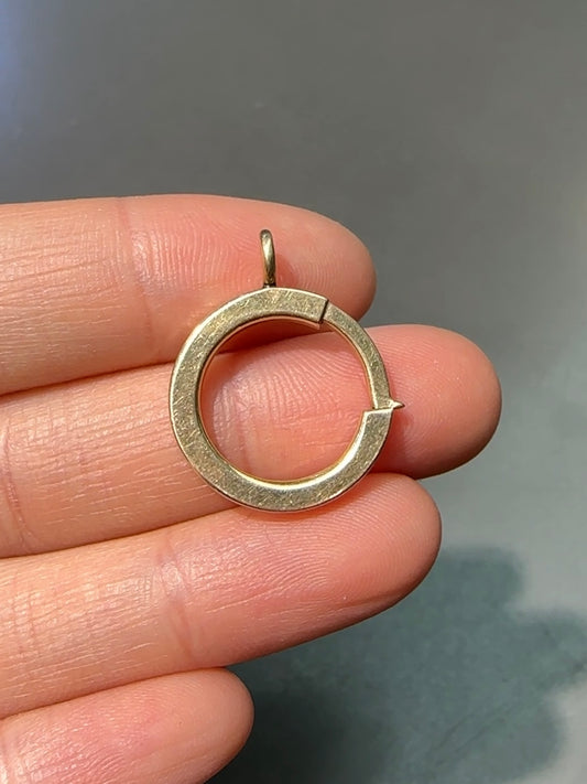 Vintage 14K Yellow Gold 18.0 mm Bolt Clasp