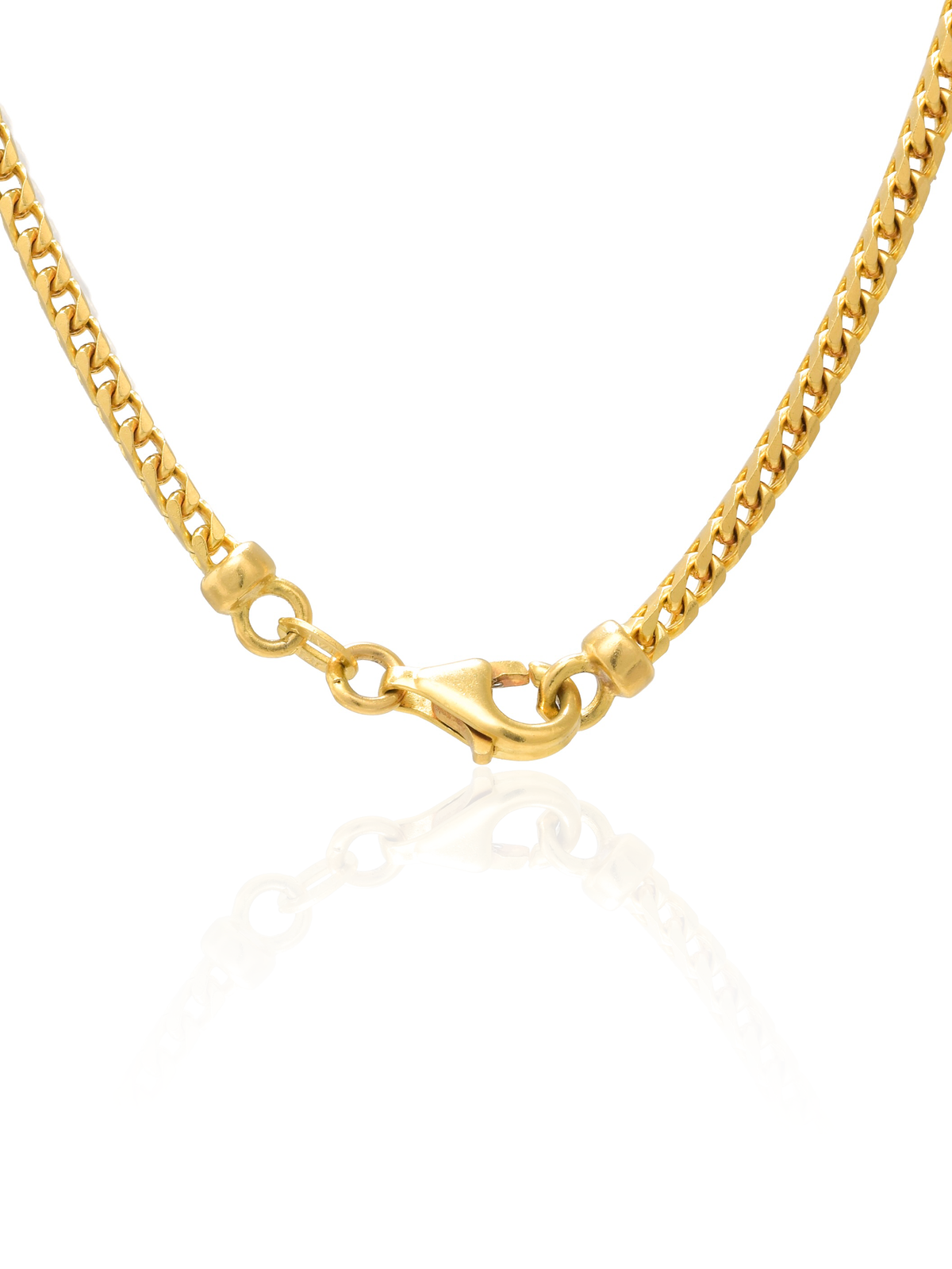 Vintage 14K Gold Boxed Wheat Chain