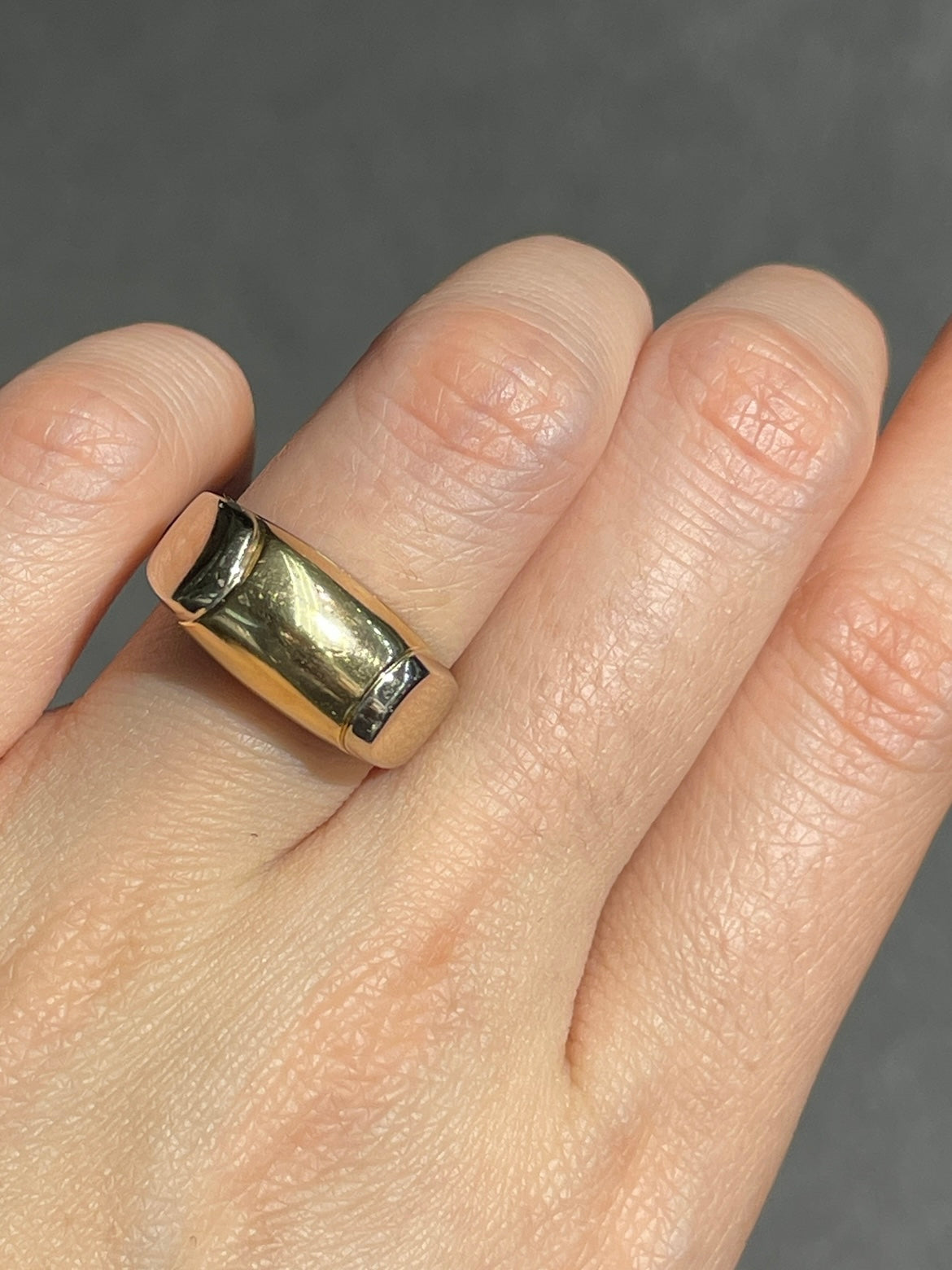 Blvgari 18K Gold Tronchetto Ring