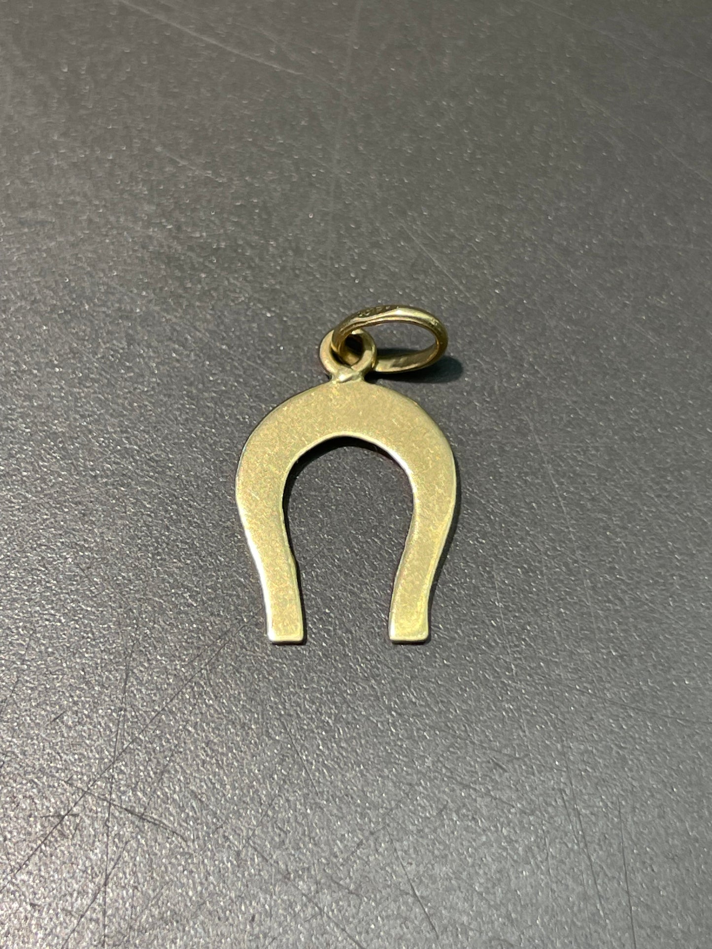 Vintage 14K Yellow Gold Horse Shoe Charm