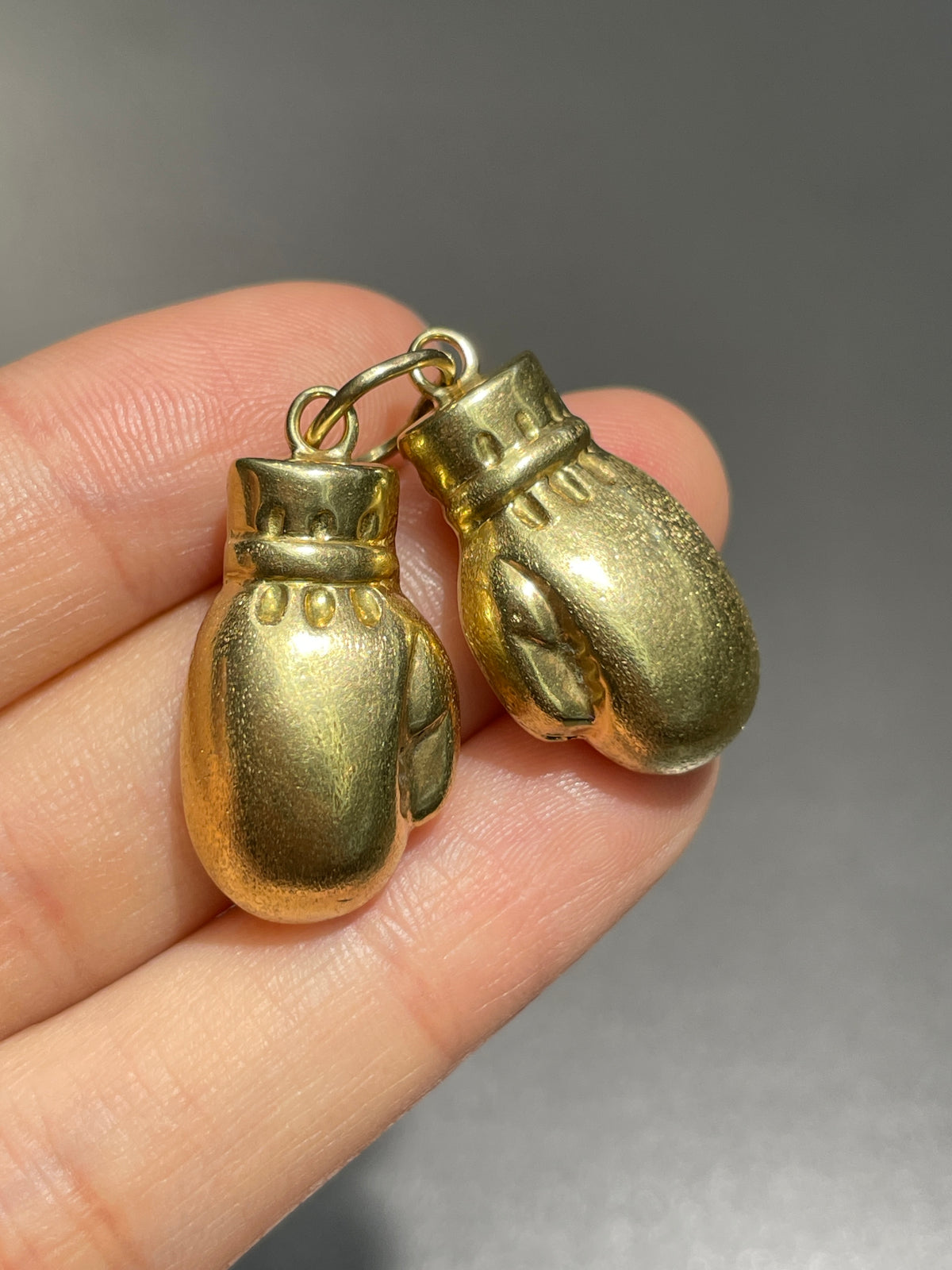 Vintage 14K Gold Boxing Glove Charm