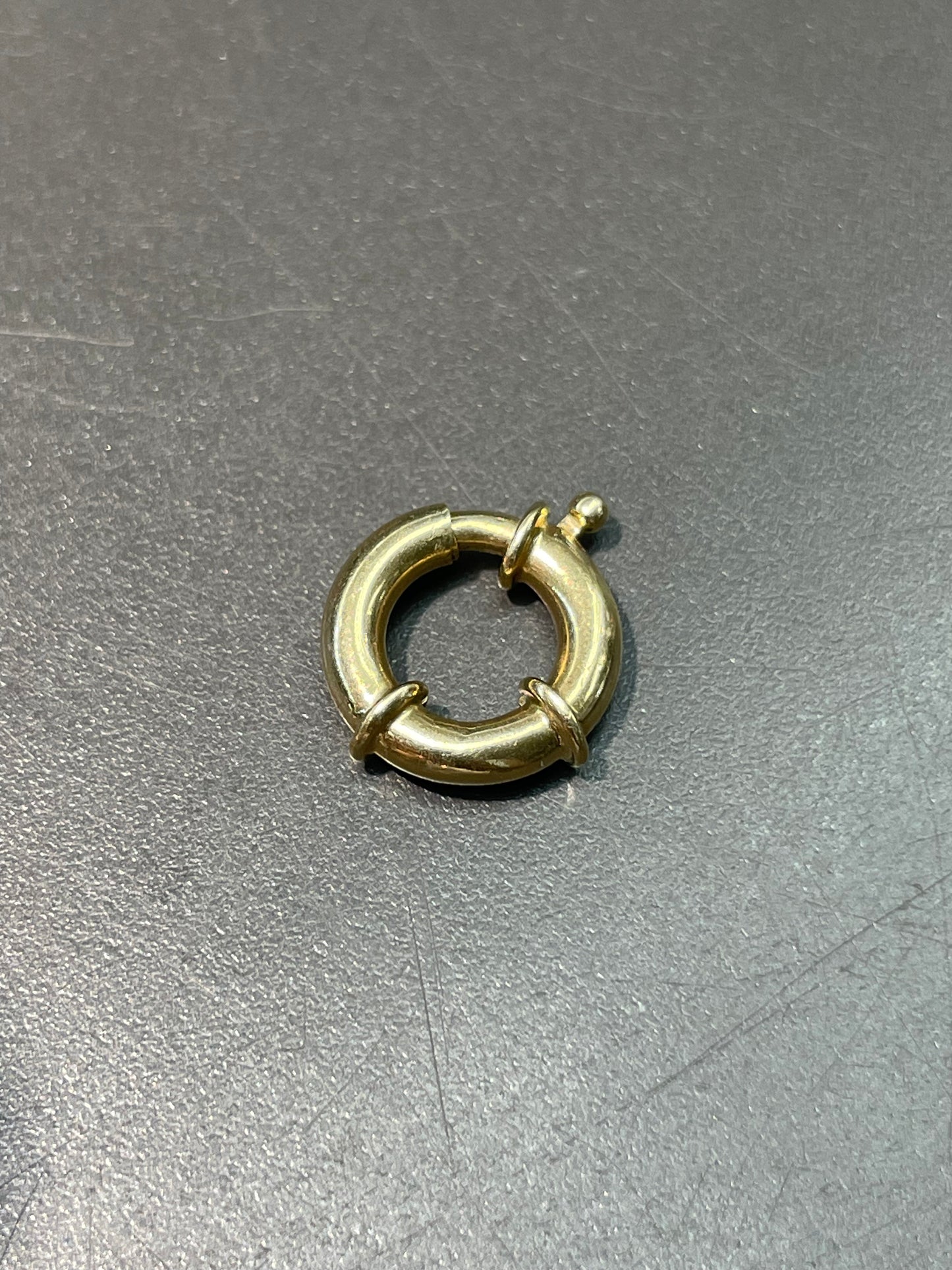 14K Yellow Gold 2.5 mm Round Connector Clasp