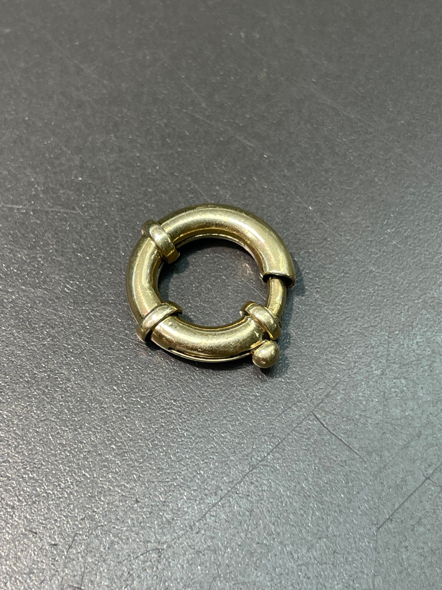 14K Yellow Gold 3.0 mm Round Connector Clasp