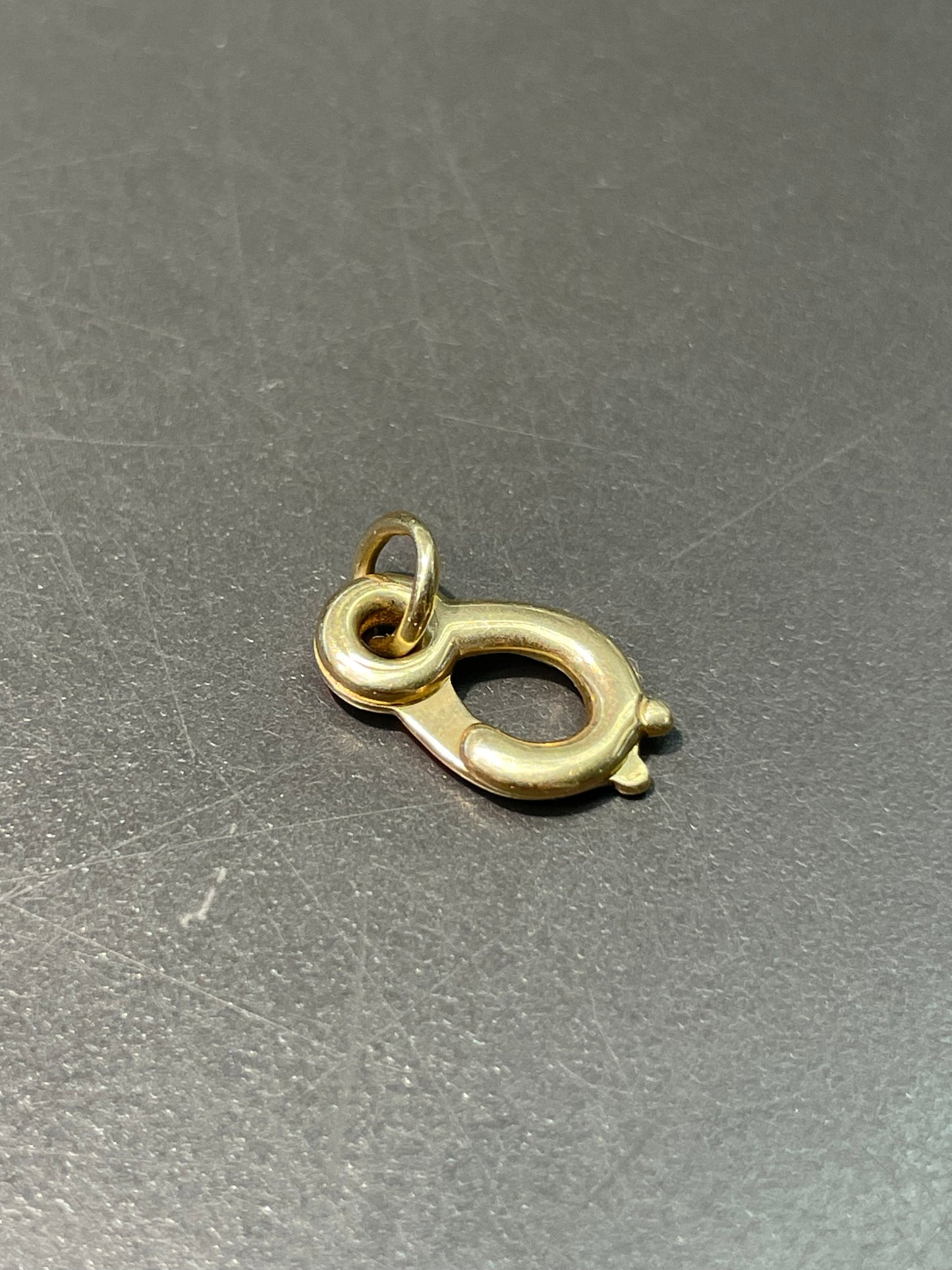 Vintage 14K Yellow Gold Charm Holder