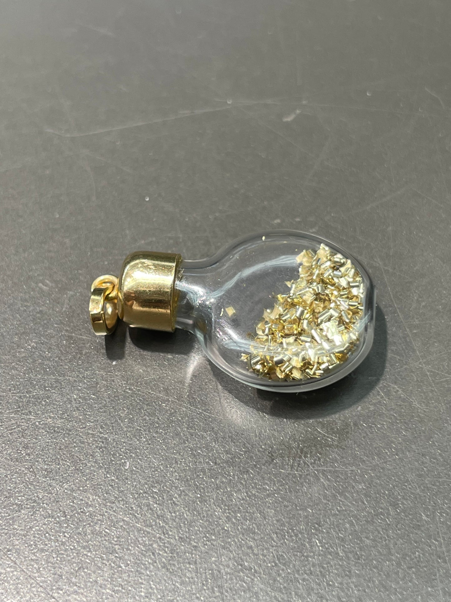 Vintage 14K Yellow Gold Gold Shaving Bottle Charm