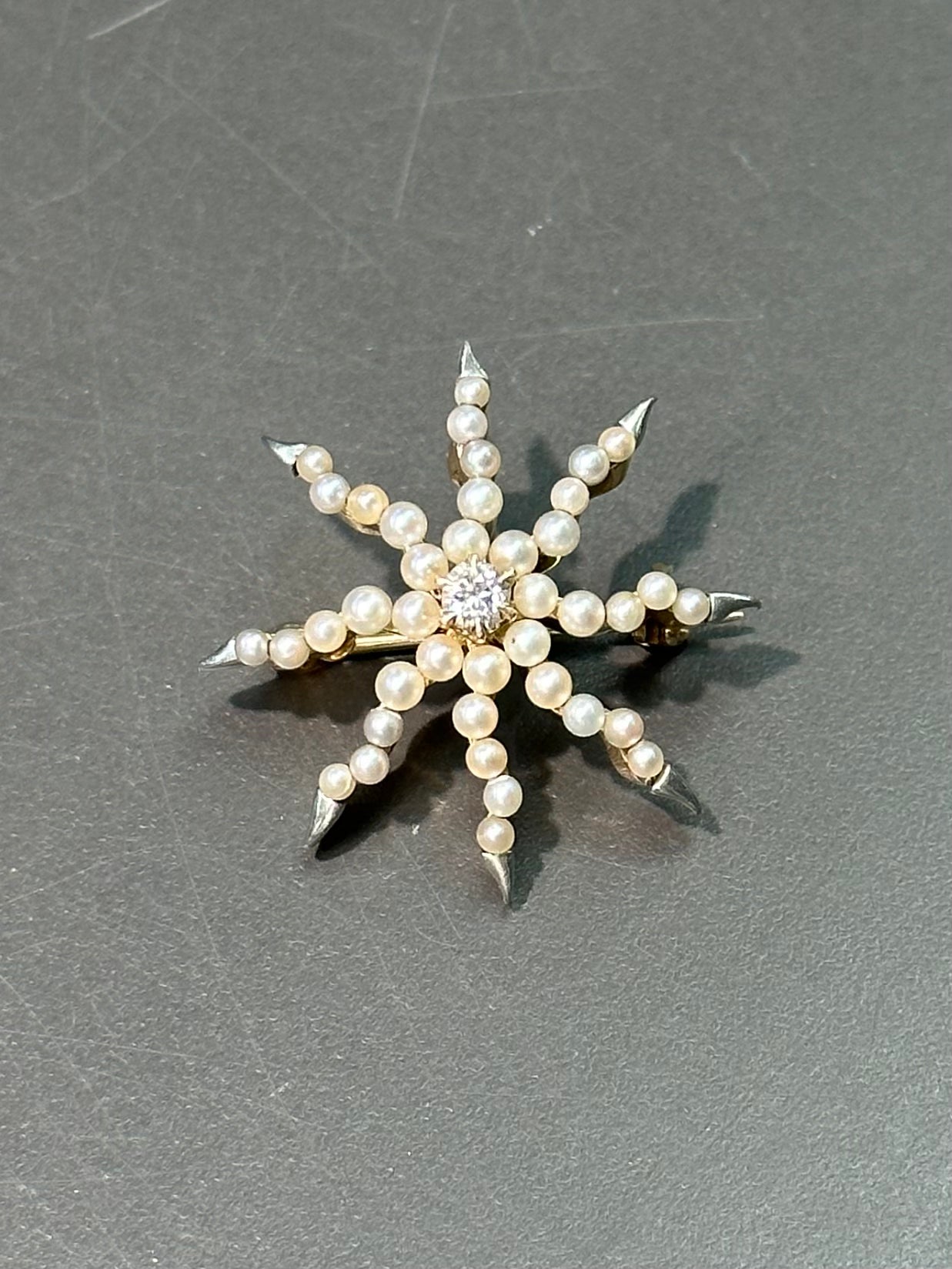 Seed Pearl Brooch