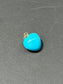 Breloque cœur turquoise en or 14 carats