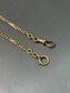 Vintage 18K Gold Curb Link Watch Chain