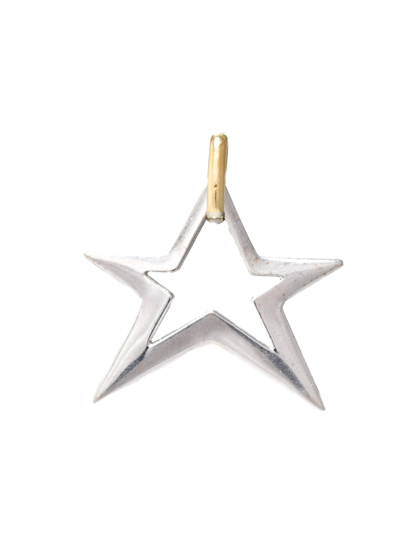 Vintage 14K Two-Tone Gold Star Charm