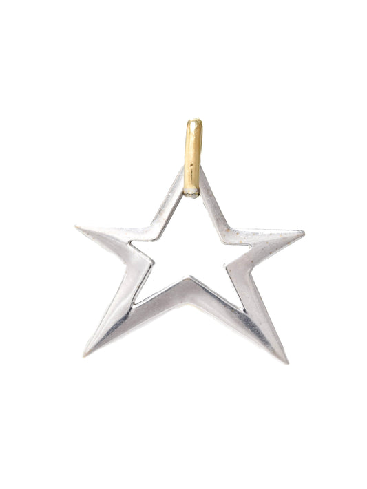Vintage 14K Two-Tone Gold Star Charm