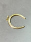 Vintage 14K Gold Large Horse Shoe Pendant