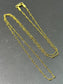 14K Gold Fancy Twisted Link Chain Necklace 20.0 inch