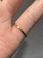 Vintage 18K Yellow Gold Diamond Gypsy Pinky Ring