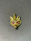 Antique 14K Yellow Gold Ruby Fox Charm