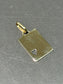 Vintage 14K Gold "Con Amor" Notepad Charm