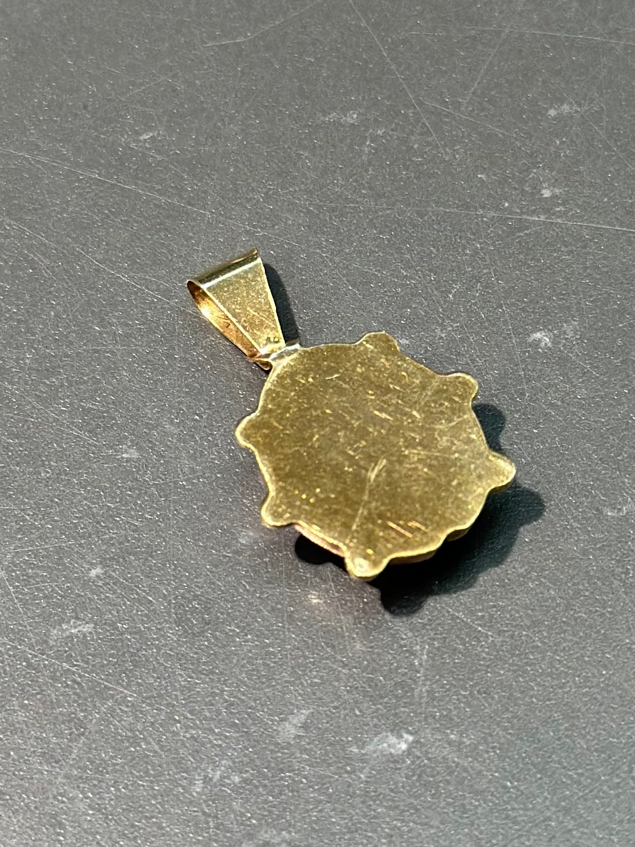 Vintage 14K Gold Large Ladybug Charm