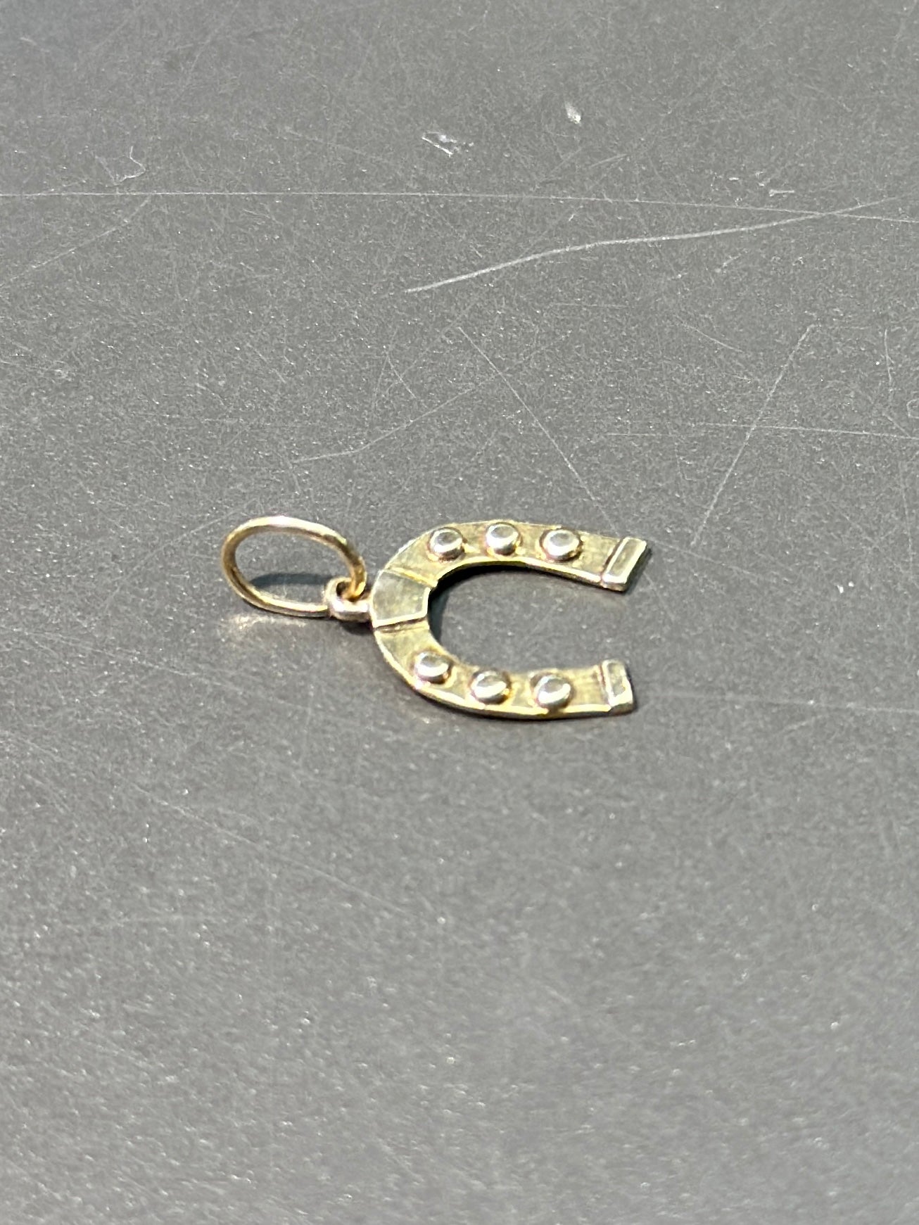 Vintage 14K Gold Horse Shoe Charm