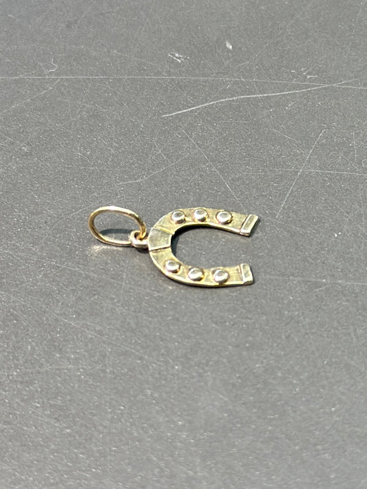 Vintage 14K Gold Horse Shoe Charm