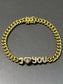 Chopard 18K Yellow Gold 0.39 CTW Happy Diamonds I Love You Curb Link Bracelet