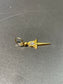 Antique 18K Yellow Gold 0.05 CTW Diamond Motif Charm