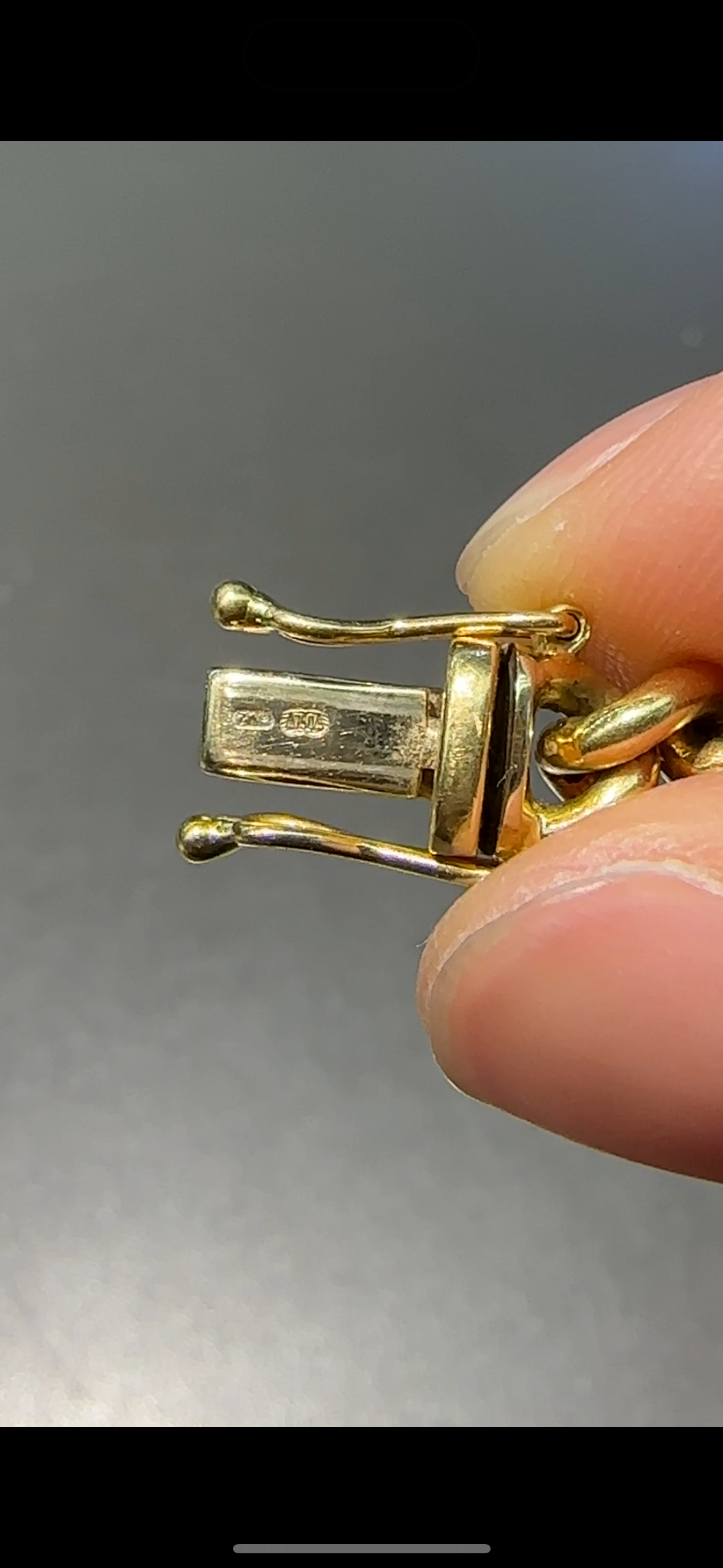 Chopard 18K 黄金 0.39 CTW Happy Diamonds 我爱你 链式手链