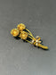 Broche Budle de Marguerite Art Nouveau en Or 14 carats