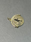 Vintage 14K Gold “Go Dancing” Spinner Charm