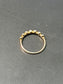 14K Rose Gold Diamond Bezeled Half Eternity Band