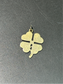 Vintage 14K Gold Four Leaf Clover Shamrock Charm