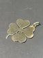 Vintage 14K Gold Large Clover Pendant