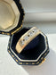 14K Yellow Gold 0.50 CTW Five Stone Diamond Flush Set Ring Band