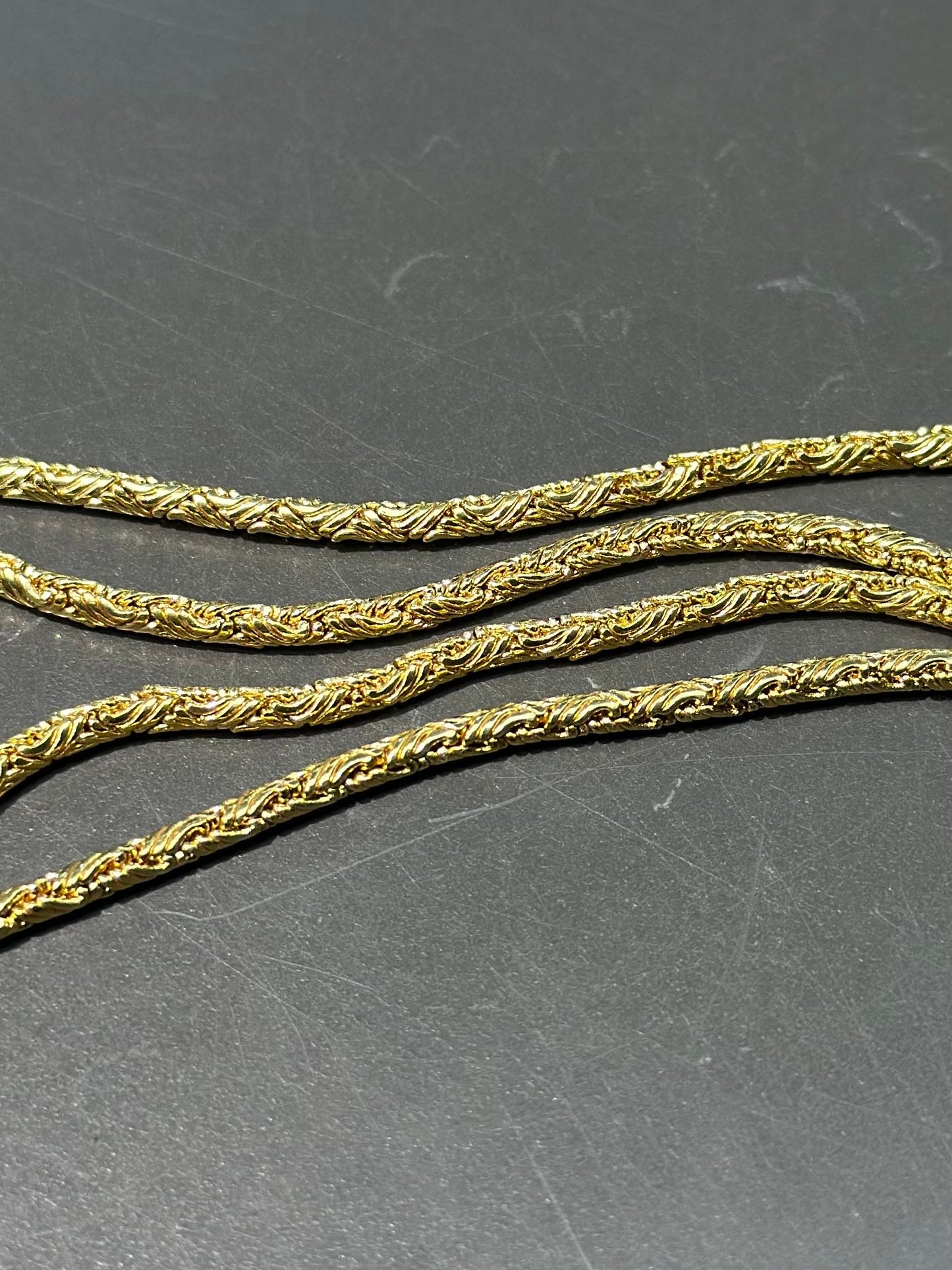 14K Gold Byzantine Chain Necklace