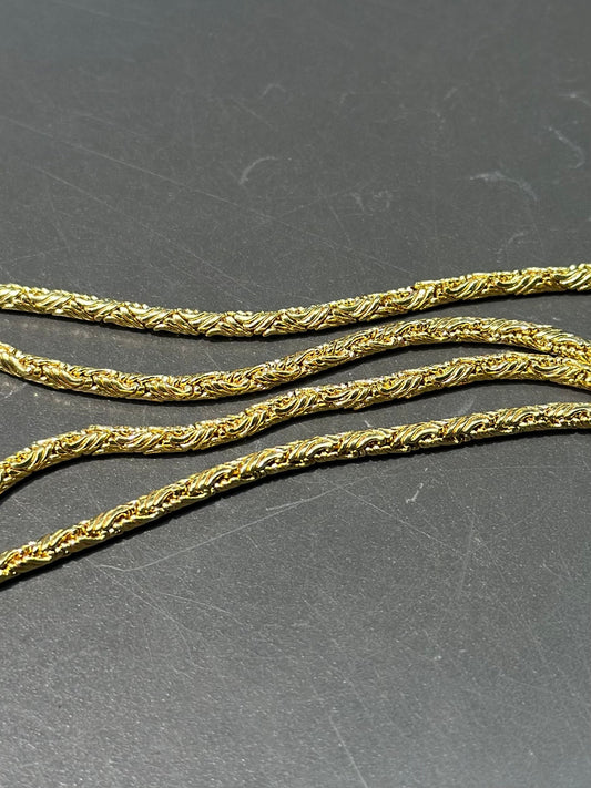 14K Gold Byzantine Chain Necklace