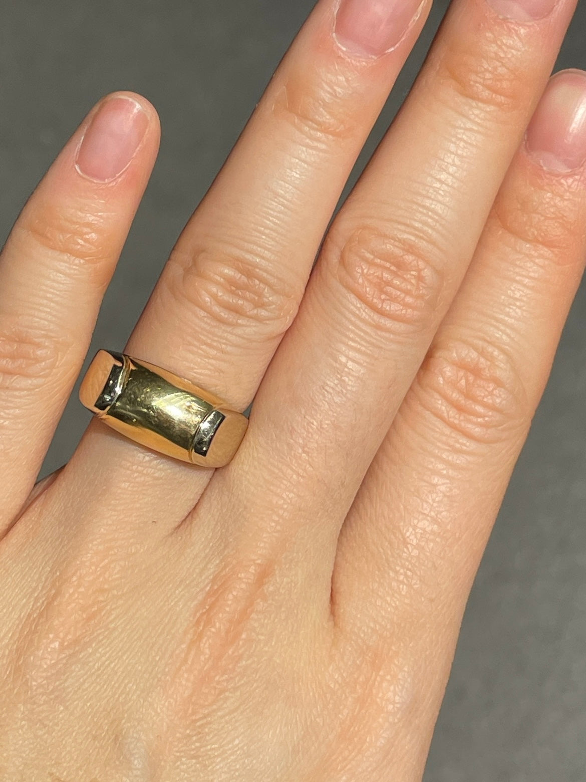 Blvgari 18K Gold Tronchetto Ring