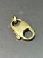 14K Gold Extra Large Carabiner Clasp