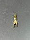 Vintage 18K Gold Rock and Roll Charm