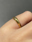 Vintage 18K Yellow Gold Diamond Gypsy Pinky Ring