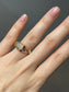 Vintage 14K Yellow Gold 0.26 CTW Diamond Ruby Snake Ring